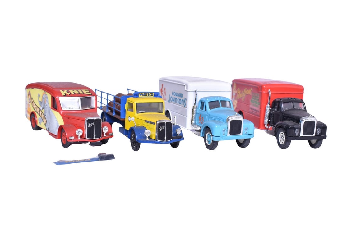 Four Vitesse Car Models - Saurer-Diesel and Mack B (1 of 3)