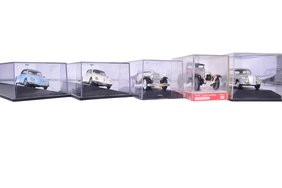 Five European Made Model Cars - Faller, Minialuxe, Altaya, Jouef Evolution - Duesenberg, Etc. (1 of 5)