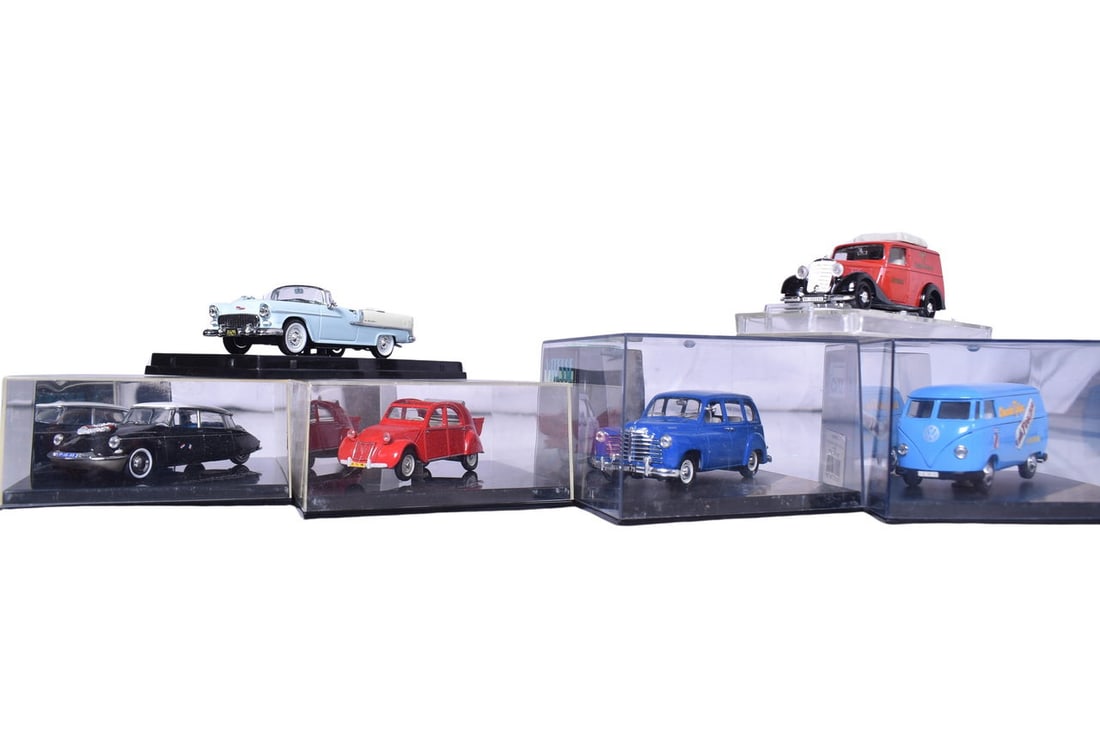 Six Vitesse Model Cars - Chevy, Renault, Mercedes-Benz, and Volkswagen (1 of 5)