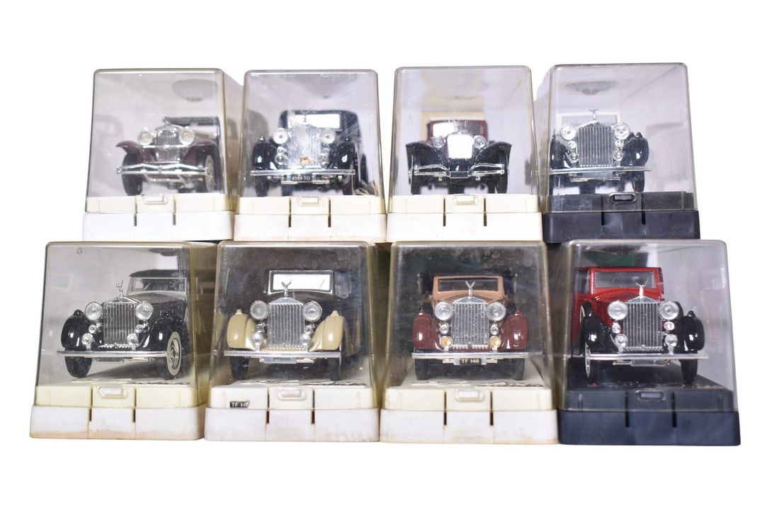 Eight Solido Models - Rolls Royce, Duesenberg, Cord, Ford and Packard (1 of 6)