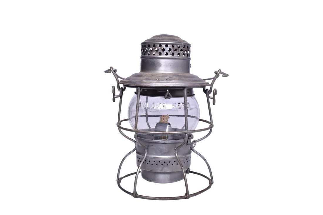 Adams & Westlake "Adlake" Kero Gulf, Colorado & Santa Fe Railway Railroad Lantern (1 of 6)