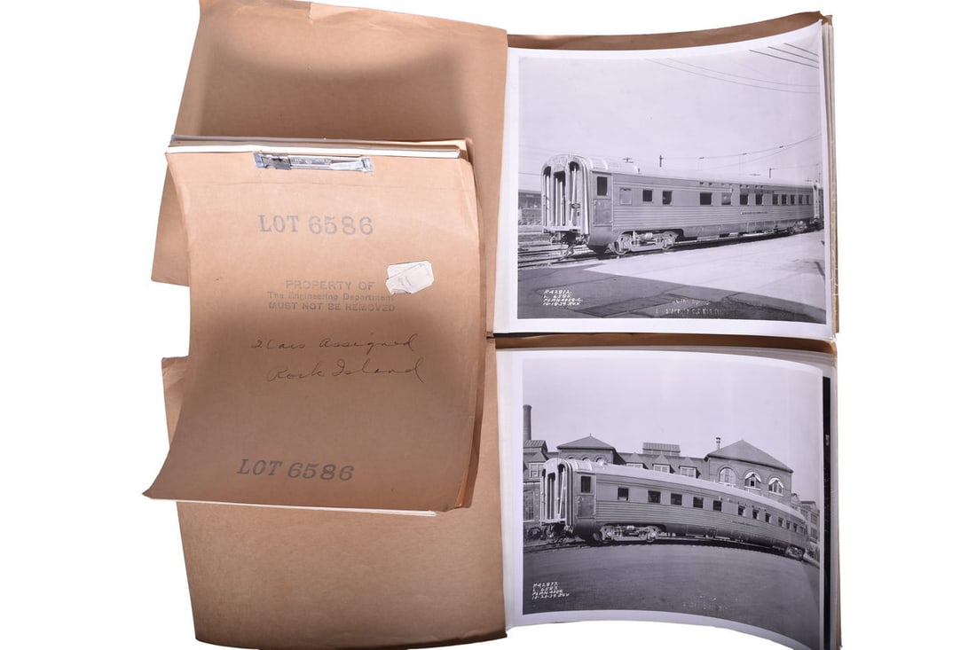 131 Rock Island Railroad Car Photos from Pullman Archives (1 of 4)