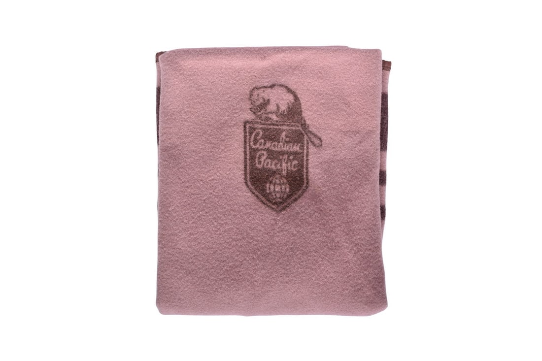 Canadian Pacific Wool Passenger Car Blanket (1 of 4)
