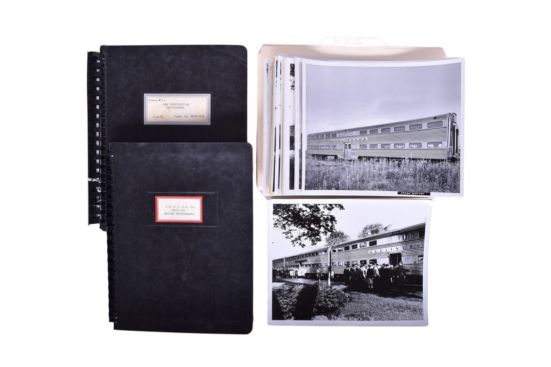 Budd Archive Photos and Albums - Burlington Commuter Bi-Level Gallery Cars (1 of 3)