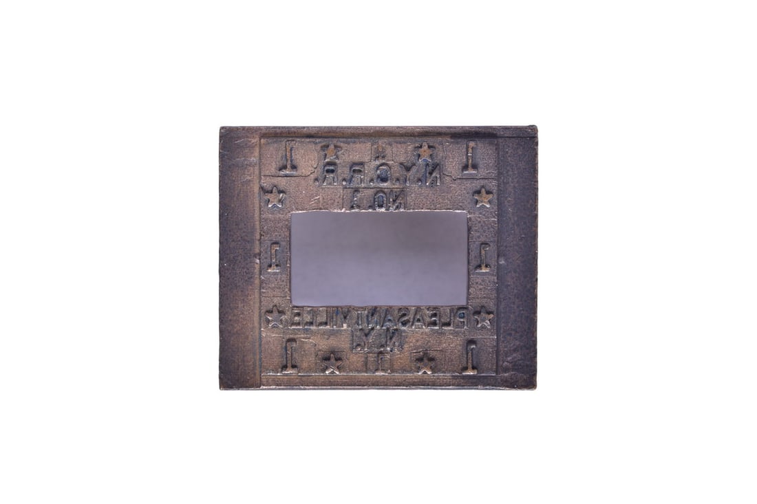 New York Central Railroad Pleasantville, NY No. 1 Dater Die (1 of 2)