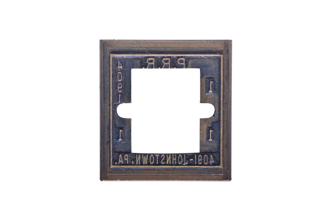 Pennsylvania Railroad Johnstown PA 4091 Dater Die (1 of 2)