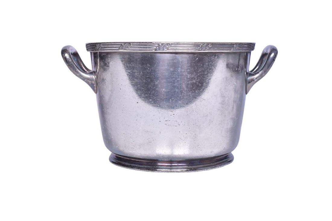 R. Wallace Rock Island Lines Railroad Silver Ice Bucket 52 Oz. (1 of 4)