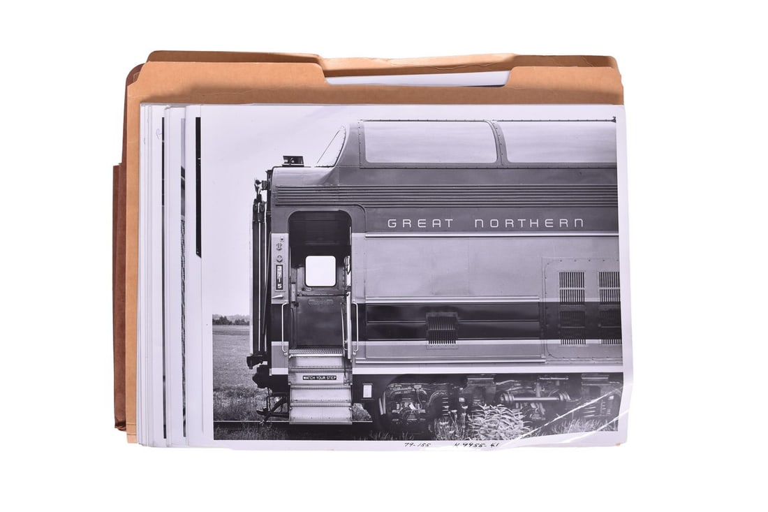 270 Great Northern Empire Builder Construction, Publicity Photos from Budd Company Archives (1 of 3)