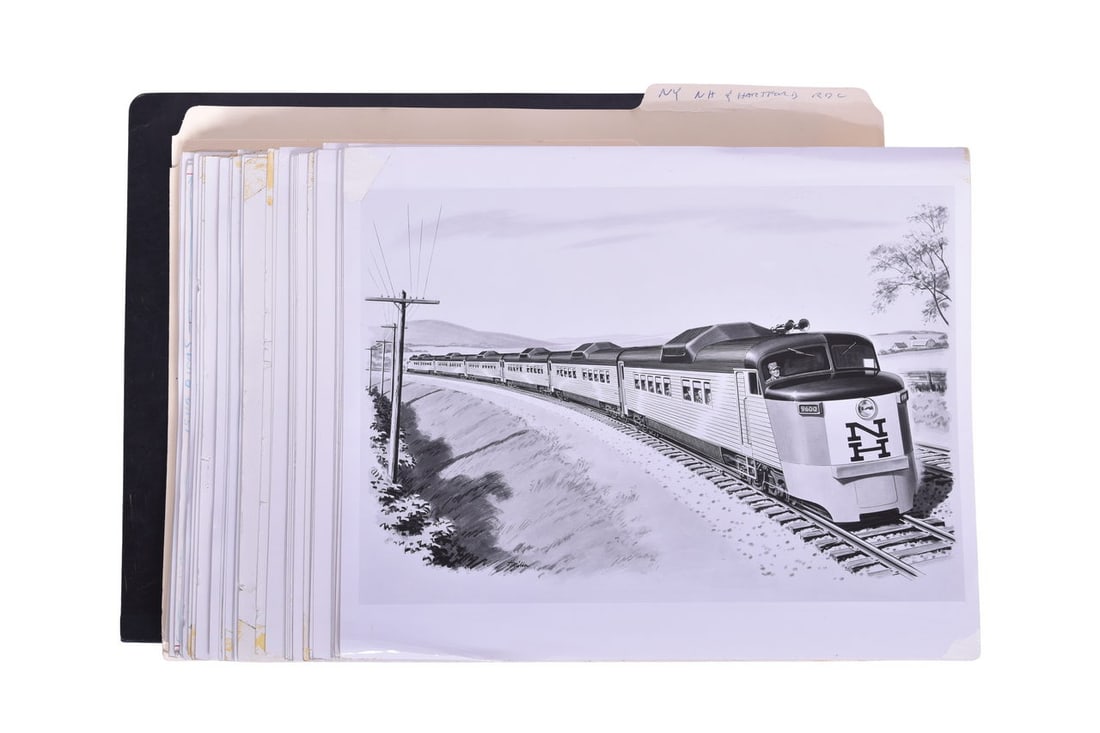 225 New Haven Railroad "Roger Williams" Train Publicity Photos from Budd Company Archives (1 of 3)