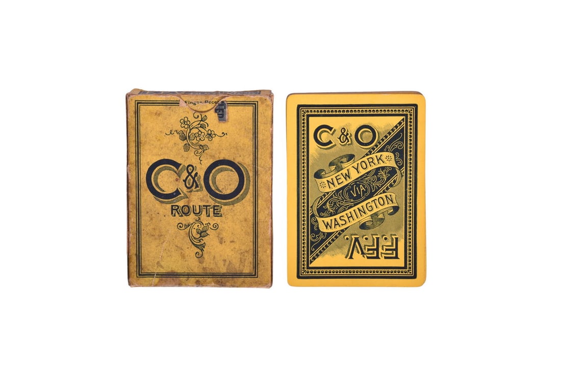 Chesapeake and Ohio Railroad Souvenir Playing Card Deck Circa 1895 (1 of 2)