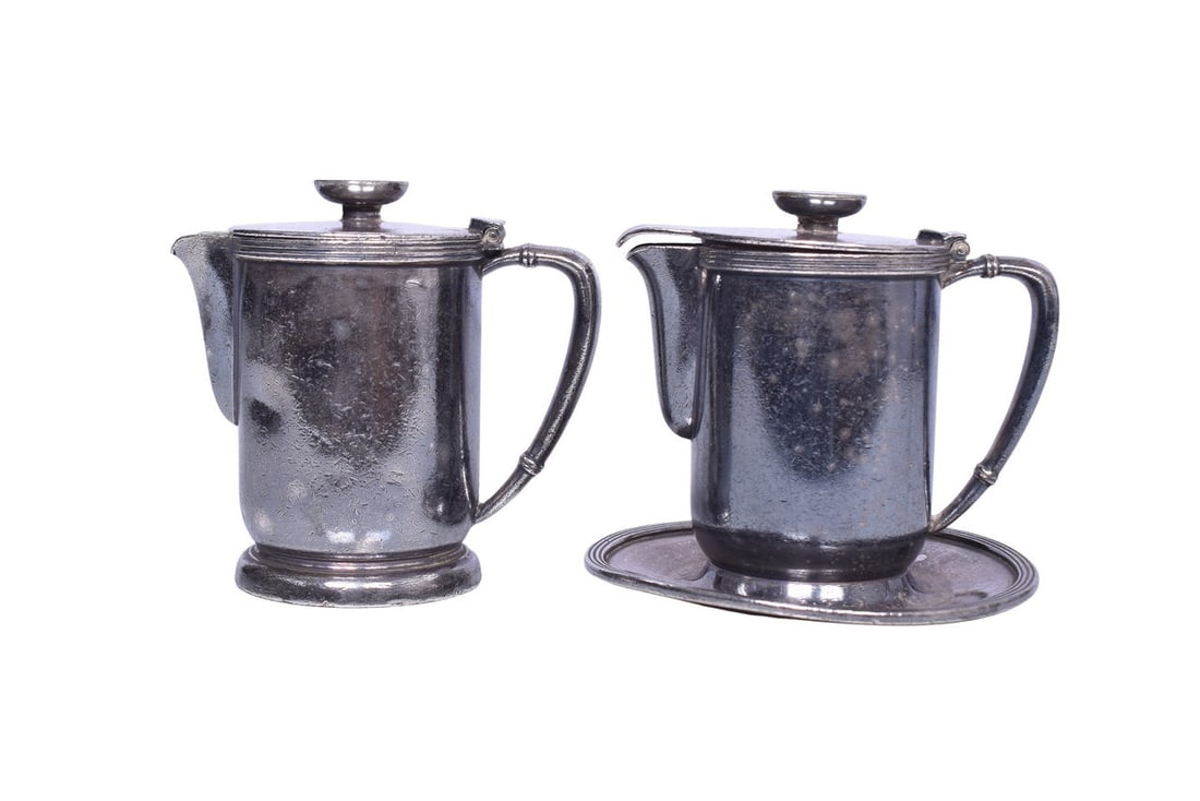 Pair of New York Central Dining Car Silver Pitchers (1 of 6)