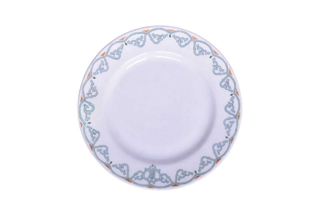 Chicago, Rock Island & Pacific Railroad China Princeton Bread Plate 7 1/2" (1 of 4)