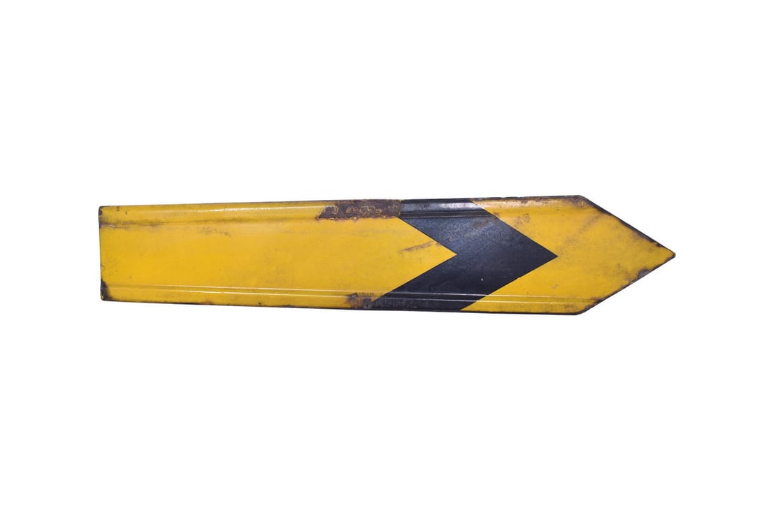 Porcelain Railroad Semaphore Blade (1 of 4)