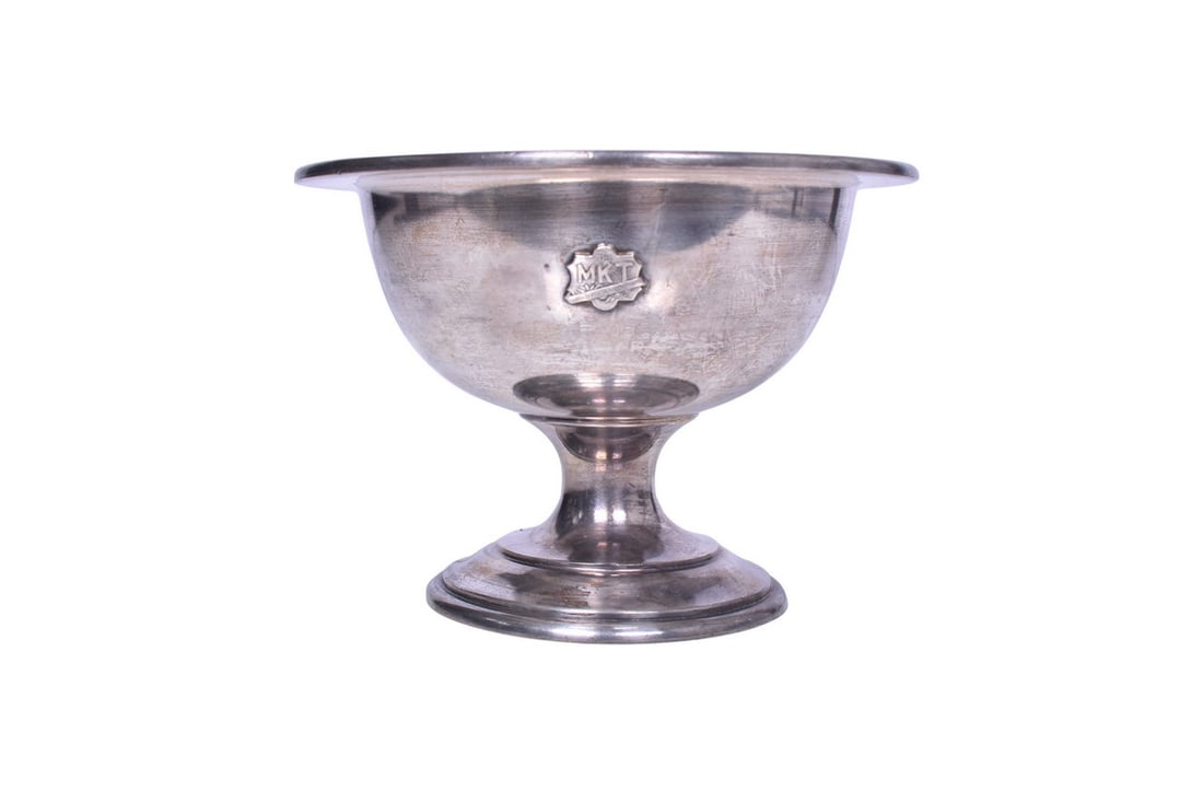 Missouri, Kansas, and Texas Railroad Silver Fruit Bowl (1 of 5)