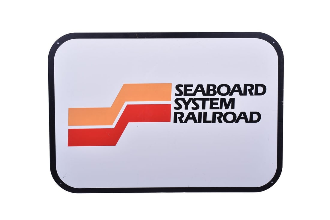 Seaboard System Railroad Aluminum Sign (1 of 4)