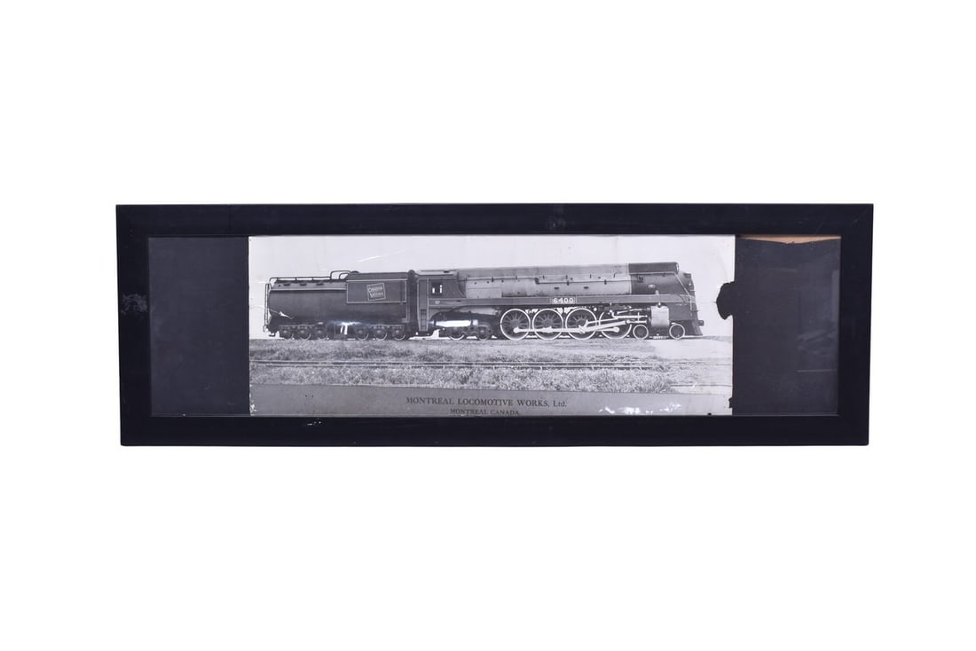 Canadian National U-4-a "Northern" 4-8-4 # 6400 Framed Builders Photo (1 of 3)
