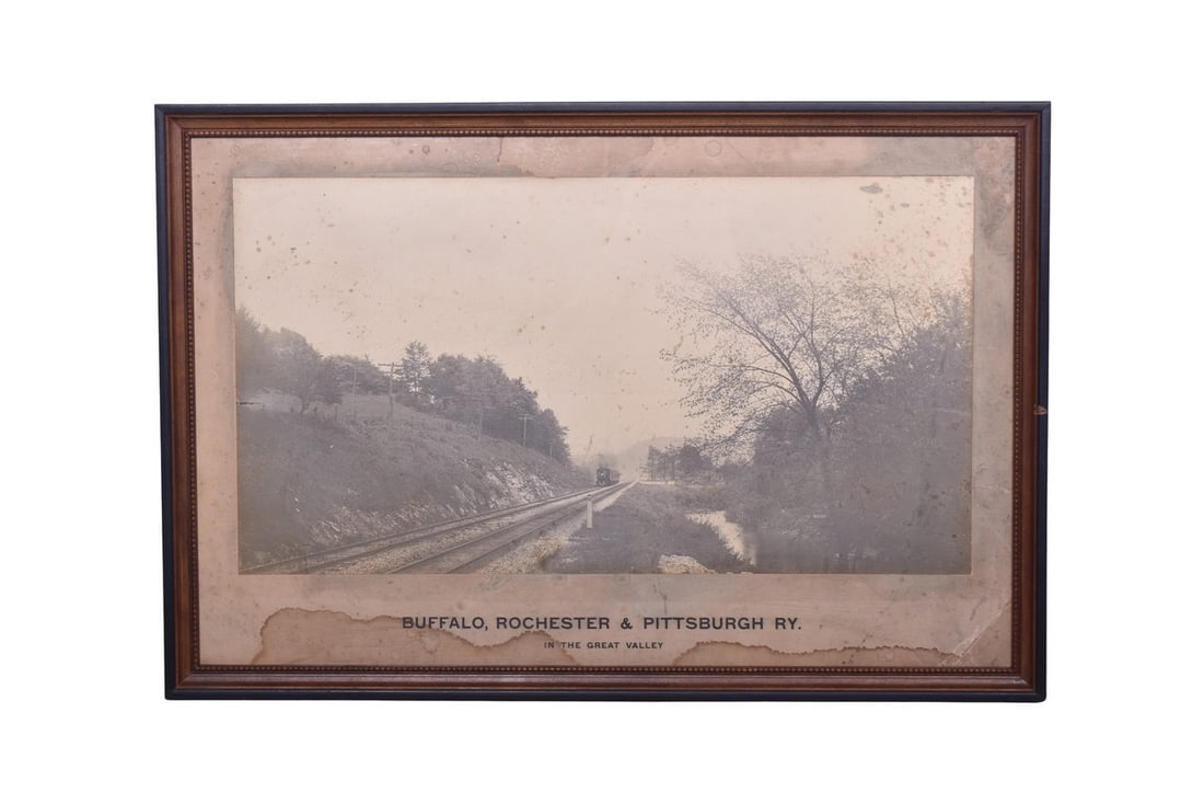 Buffalo Rochester & Pittsburgh Railway In The Great Valley Large Framed Railroad Photo (1 of 3)