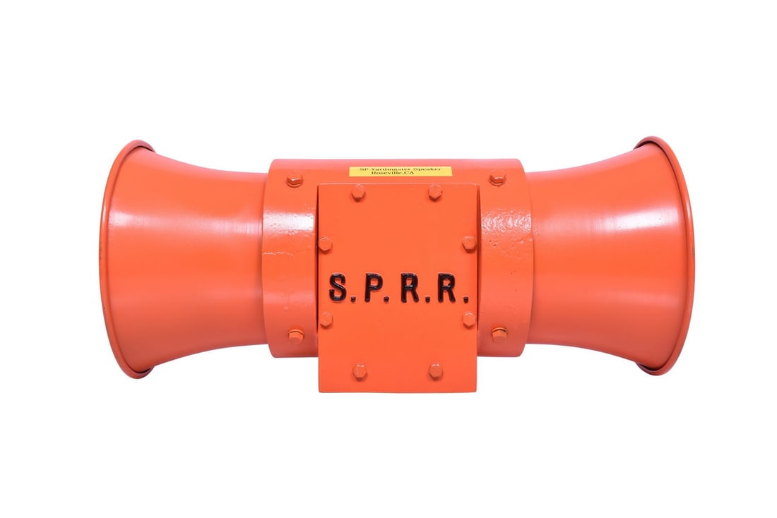 Embossed Southern Pacific Railroad Yardmaster Speaker (1 of 5)