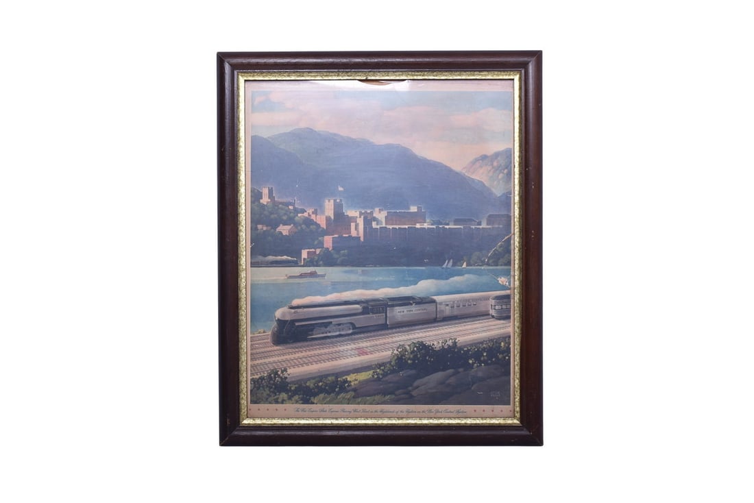 New York Central Railroad Empire State Express Leslie Ragan Framed Poster (1 of 4)