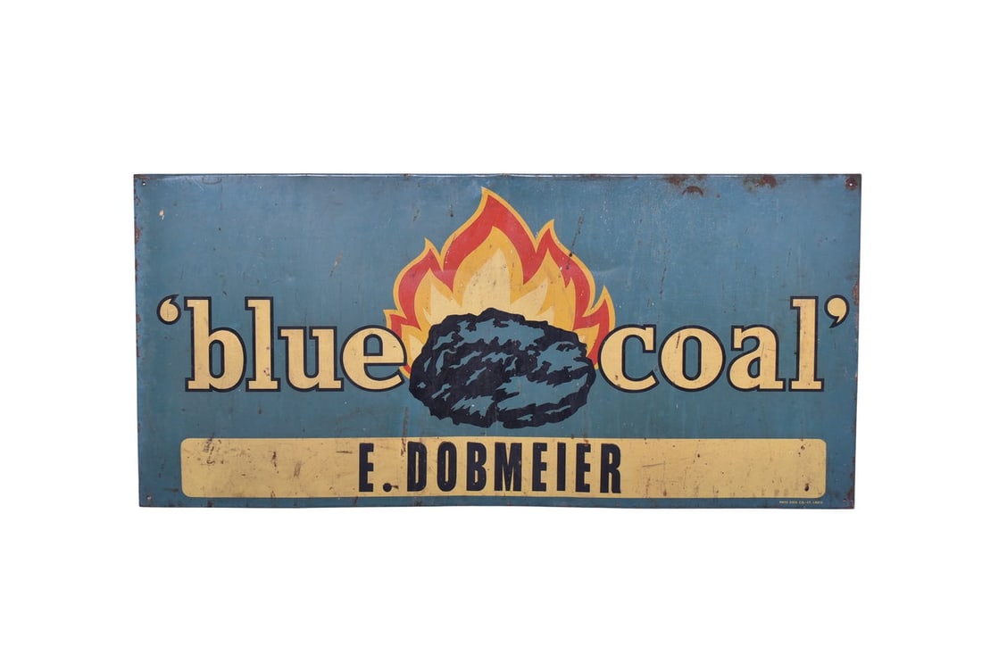 Blue Coal Rin Advertising Sign (1 of 3)