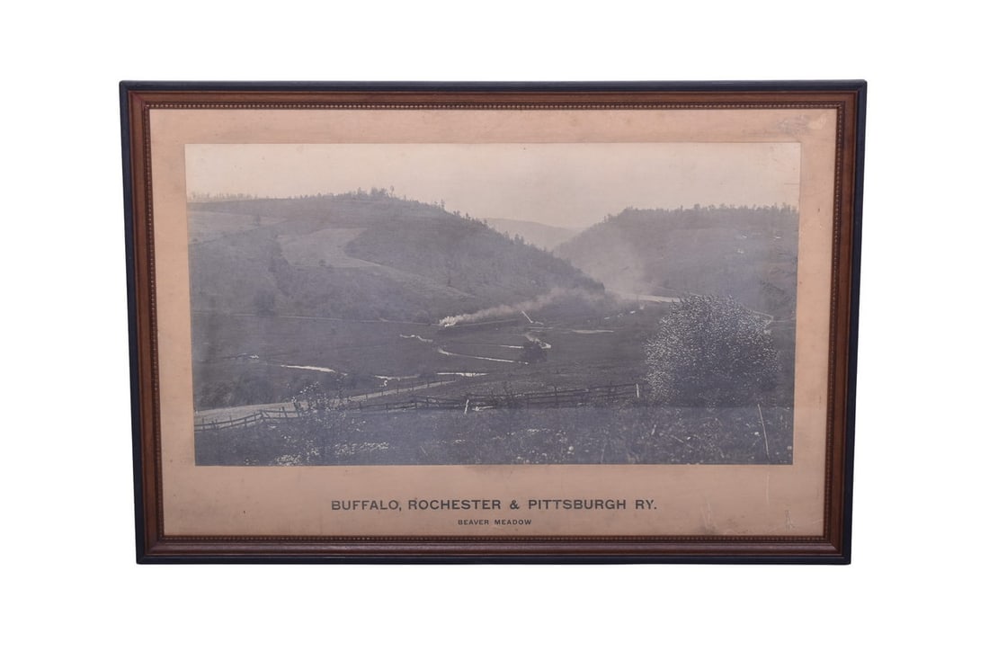 Buffalo Rochester & Pittsburgh Railway Beaver Meadow Large Framed Railroad Photo (1 of 3)