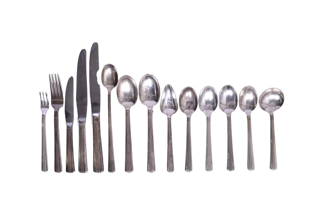 Fifteeen Pieces of New York Central Lines Dining Car Silverware - Soda Spoon, Oyster Fork, etc. (1 of 2)