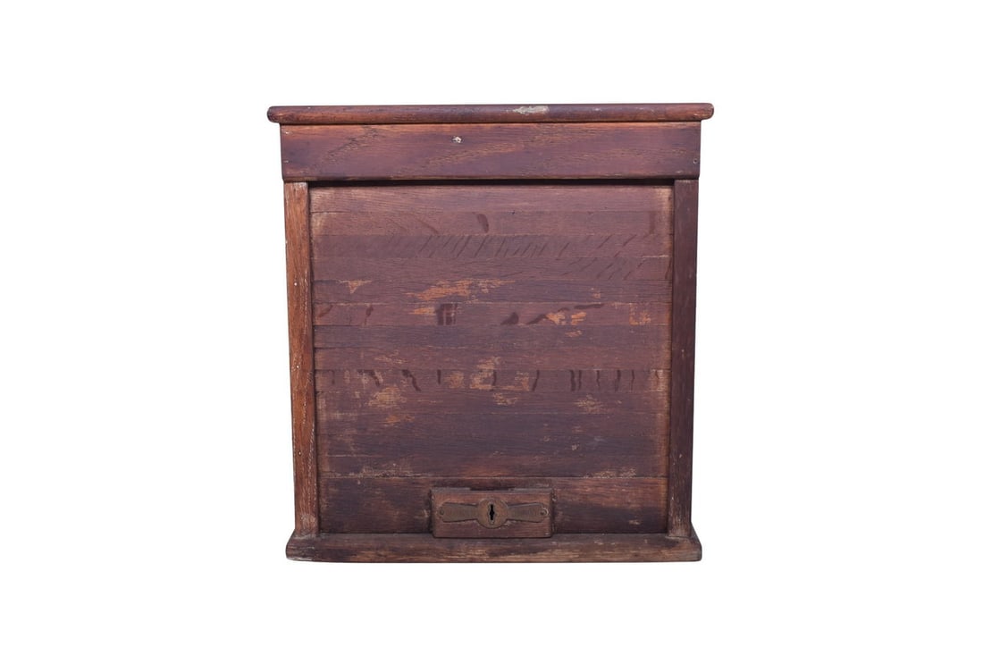 Louisville and Nashville Railroad National Ticket Case Co. Wooden Depot Ticket Cabinet (1 of 7)