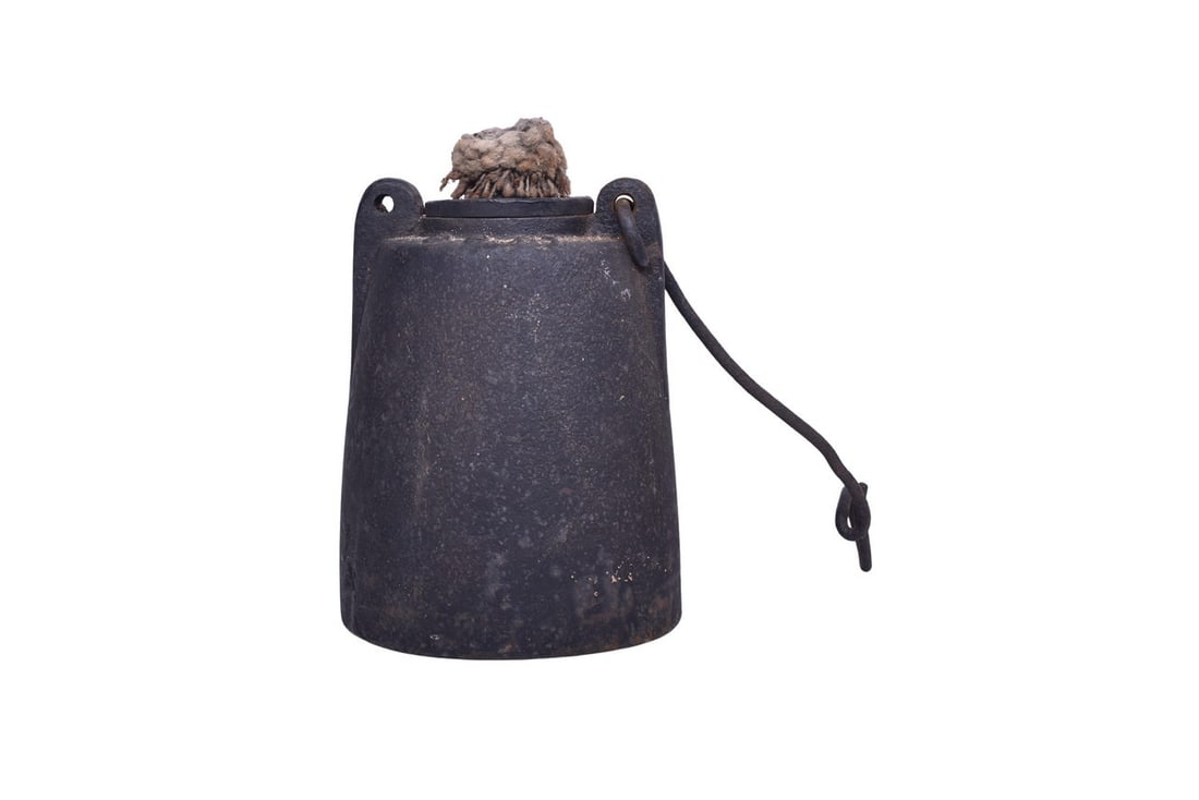 Carolina Central Railway / Railroad Cast Iron Hanging Torch (1 of 5)
