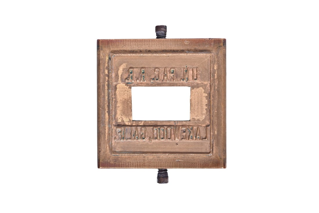 Union Pacific Railroad Lakewood California Ticket Dater Die (1 of 3)
