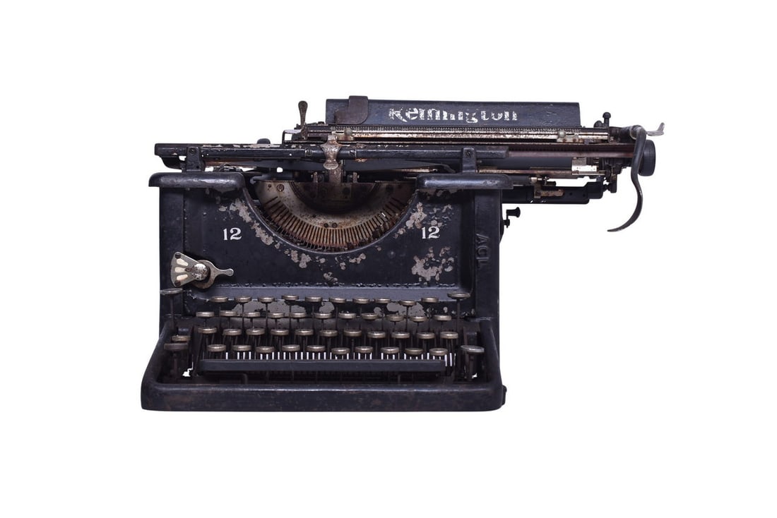 1920 Atlantic Coast Line Railroad Remington Typewriter - Serial No. LK710745 (1 of 7)