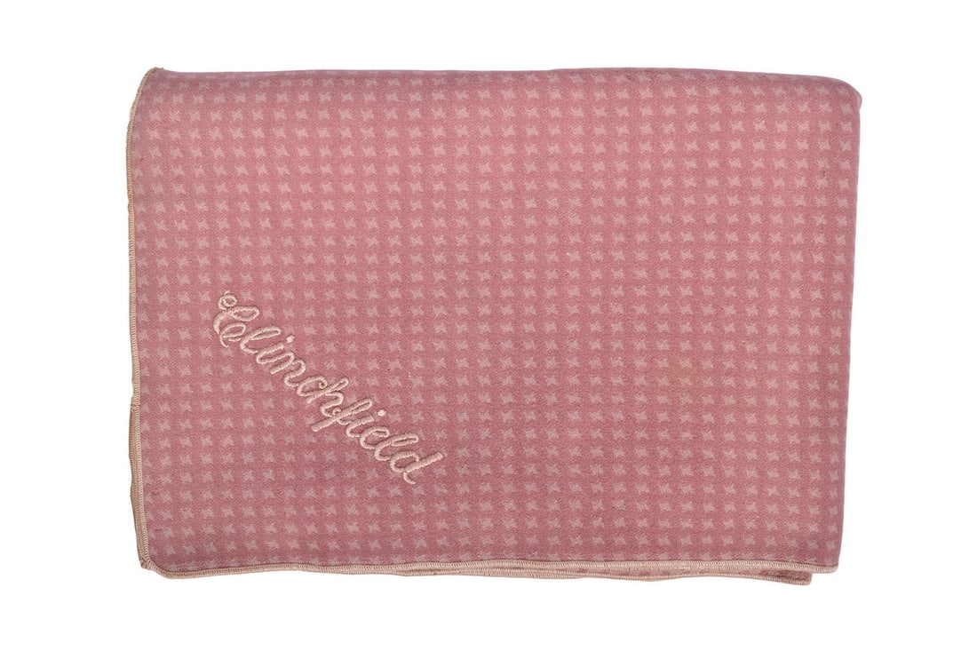 Embroidered Clinchfield Railroad Two-Tone Wool Blanket (1 of 3)