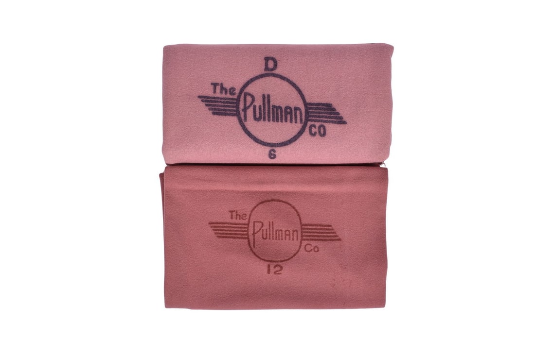Pair of Pullman Company Railroad Wool Blankets - No. 12 and No. 6 (1 of 5)