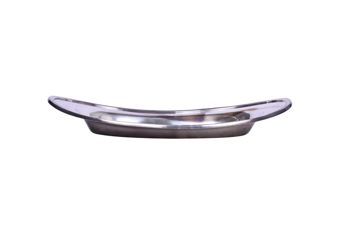 Reed & Barton Queen & Crescent Route Railroad Silver Oval Bread Tray (1 of 4)