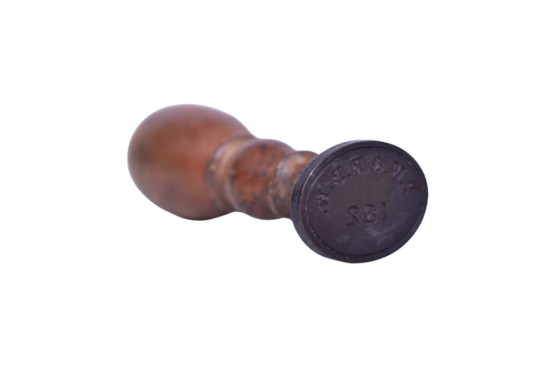 Pittsburgh Washington & Baltimore Railroad 182 Oval Wax Sealer (1 of 4)