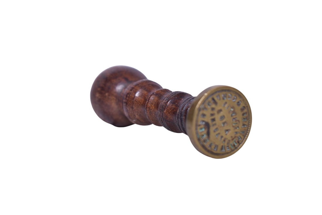 Wells Fargo & Company Express Atlantic Department A 366 Round Wax Sealer (1 of 4)