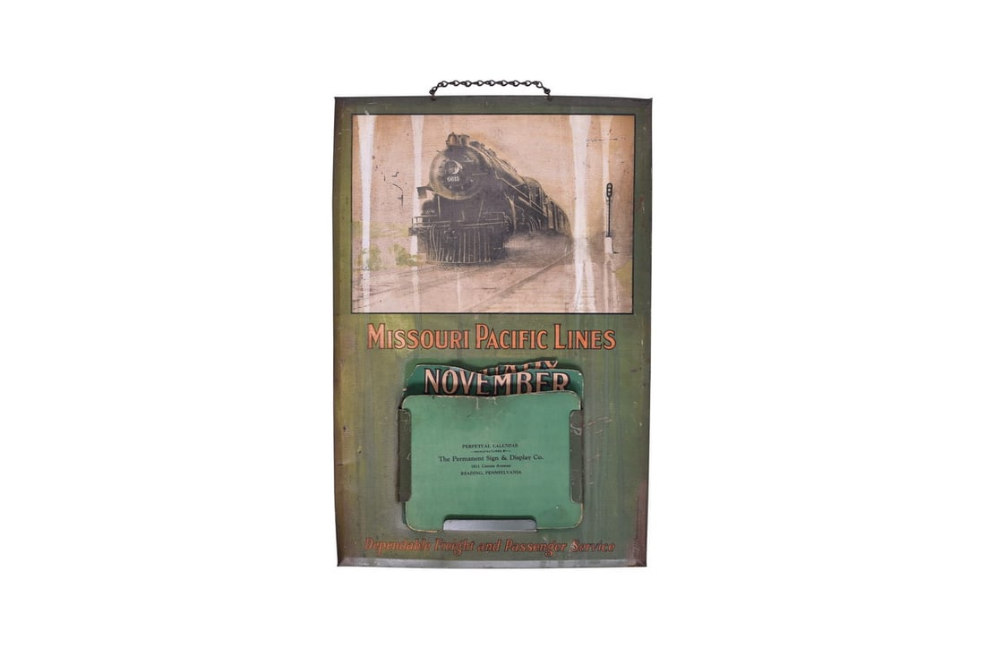 Missouri Pacific Lines Railroad - Permanent Sign & Display Co. Calendar (1 of 4)