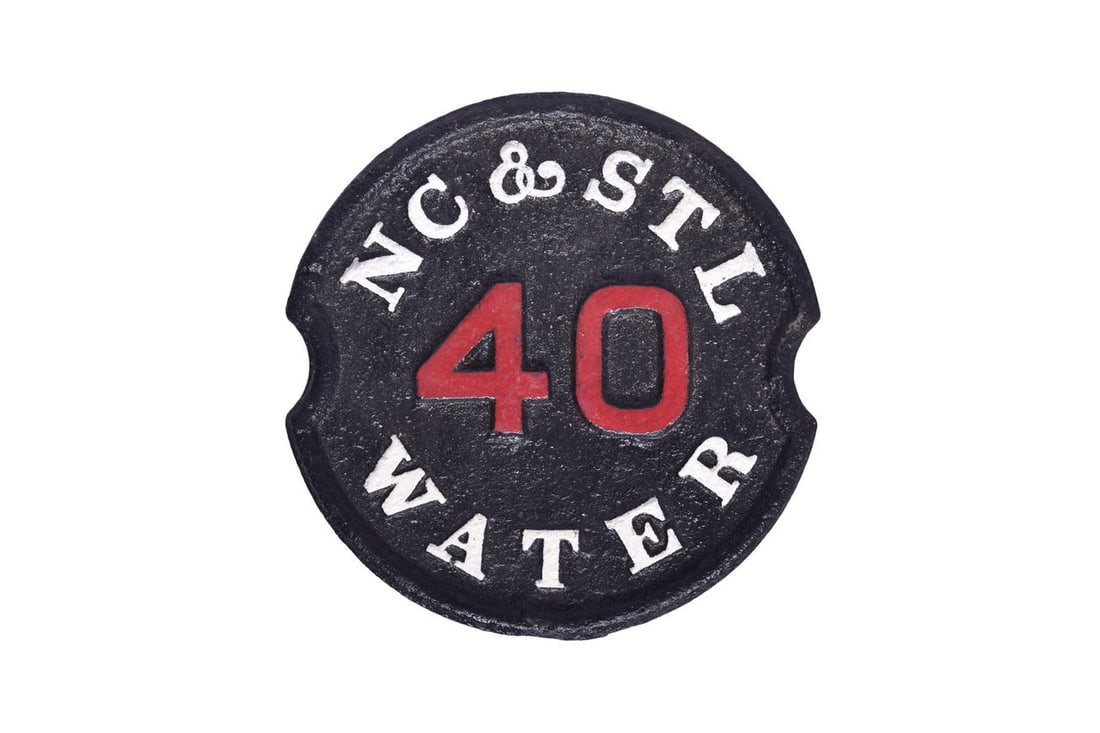 Nashville Chattanooga & St. Louis Railway Cast Iron Water Plug (1 of 3)
