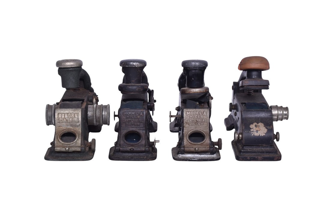 Four Railroad Ticket Daters - Model A Centennial, Aurora (1 of 5)