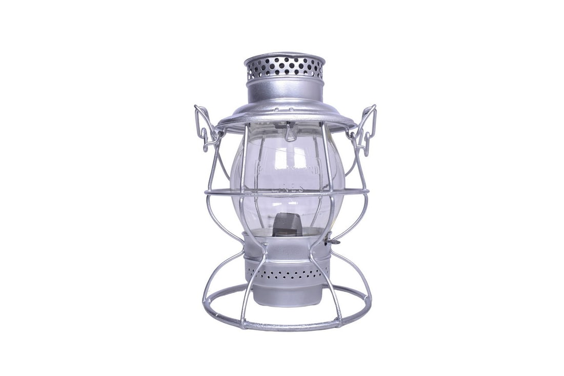 Restored Adlake Reliable Rock Island Railroad Lantern with Clear Cast Globe (1 of 5)