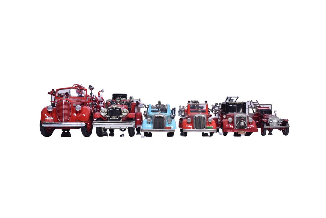1:24 scale 1938 Ford engine by Signature Models, 1:43 scale model by Conrad, three 1:43 scale models (1 of 5)