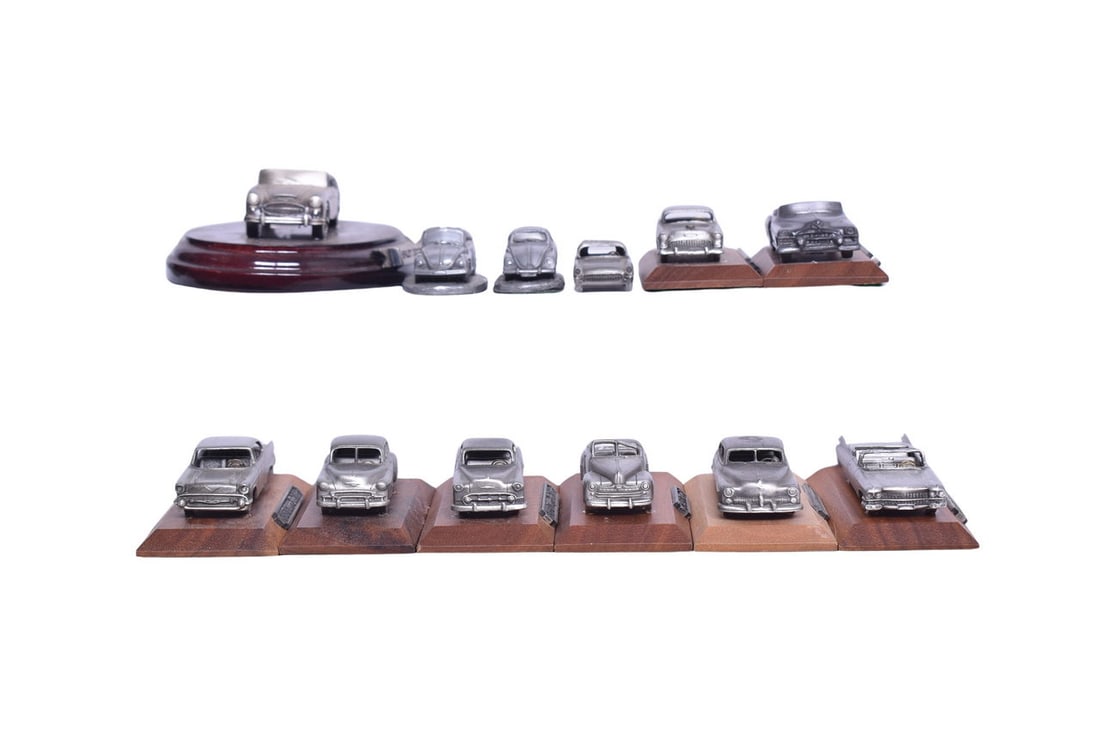 Group of eleven Alloy Forms cars including 1953 Corvette, 1957 Bel Aire, 1950 Fleetline Deluxe, 1953 (1 of 4)