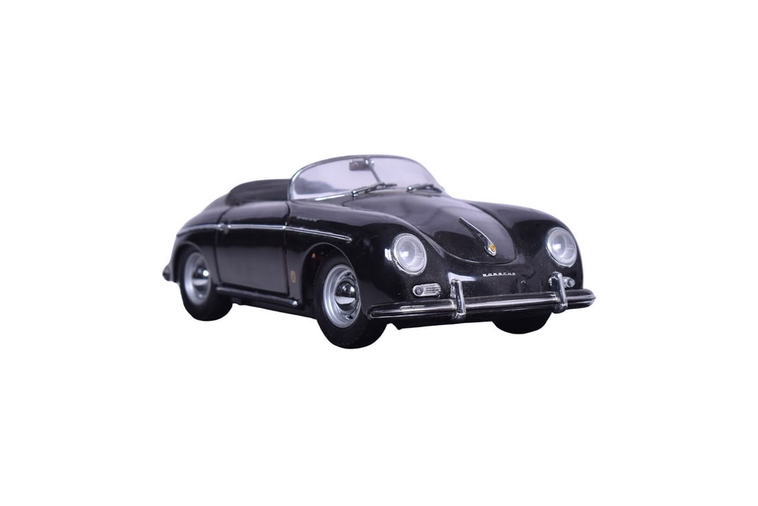 1:18 die cast Kysho Porcshe 356A Speedster in black. Includes the base, but no box. Dusty from (1 of 3)