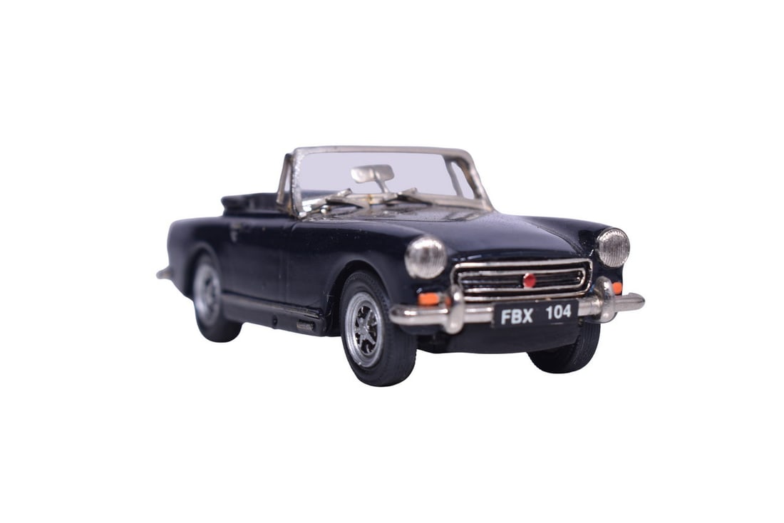 Top Marques 1:43 white metal MG MCB Cabriolet in black. No box, no notable missing parts or damage. (1 of 3)