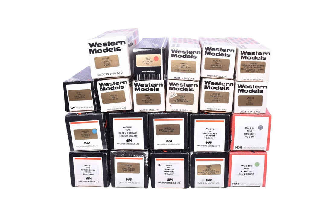 Boxes are in good condition with varying amounts of original packing material inside. See photos: Boxes are in good condition with varying amounts of original packing material inside. See photos for model labels. Boxes do not contain models.