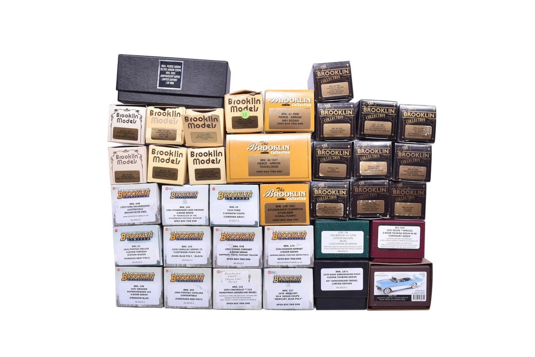 Boxes are in good condition with varying amounts of packing material inside. Please see photos for: Boxes are in good condition with varying amounts of packing material inside. Please see photos for model labels. Boxes do not contain models.