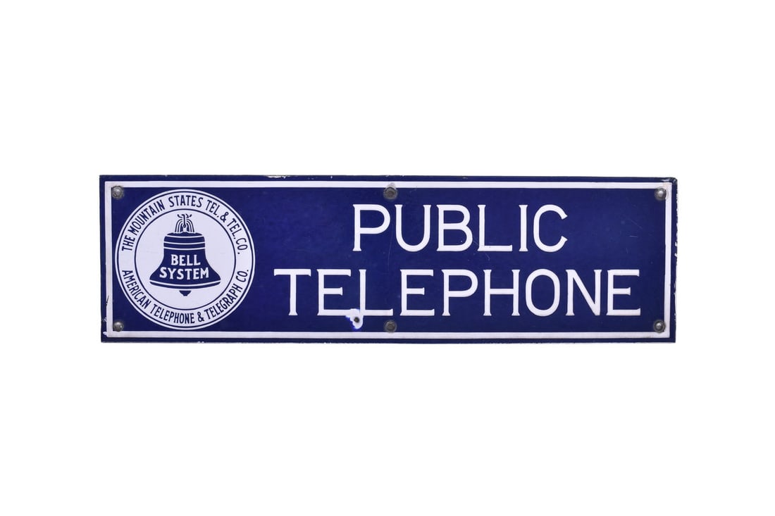 The Mountain States Telephone and Telegraph Co. / American Telephone & Telegraph Co. sign for a (1 of 3)