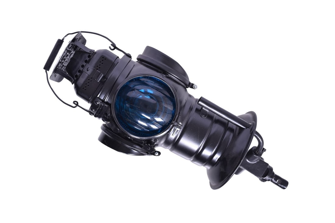 Adams and Westlake non-sweating fork mount switch lamp that has been converted into 12V electric (1 of 6)