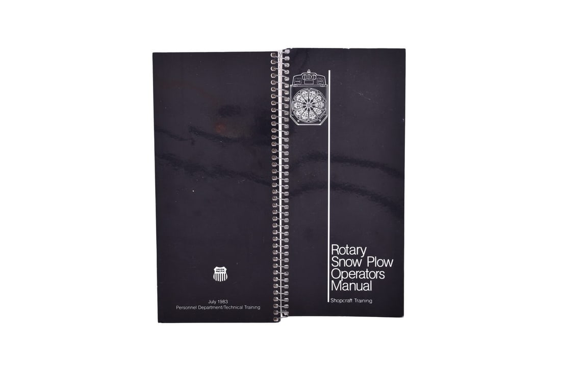 This is one of those operator manuals that you just never see. 100+ page manual issued in July of (1 of 3)