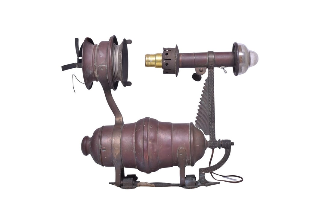 Adams & Westlake wall lamp that has been electrified. Lamp is nearly complete, only missing its (1 of 8)