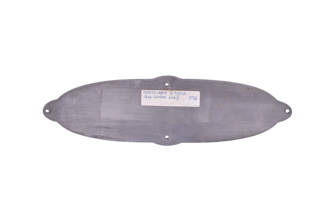 Pennsylvania Railroad F7A #9793A EMD / Electromotive Builders Plate. Plate has a build date of March - 3